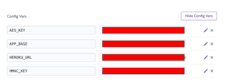 Environment variables in Heroku