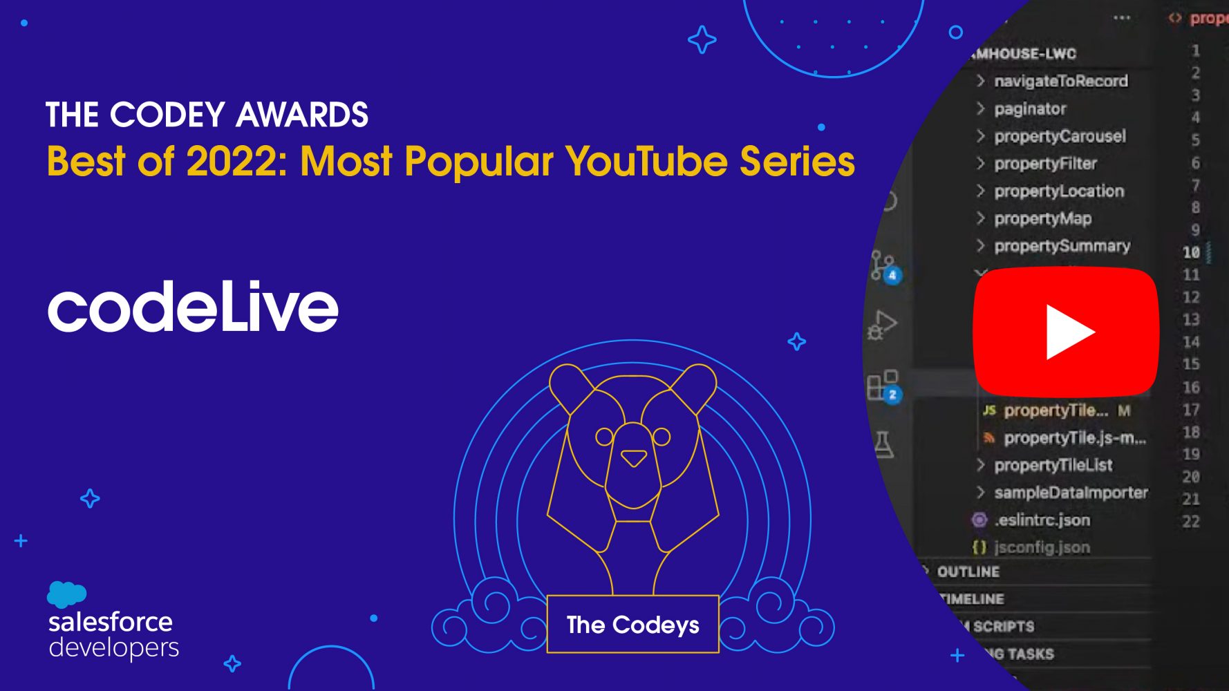 codeLive, Codey Award winner for best video series