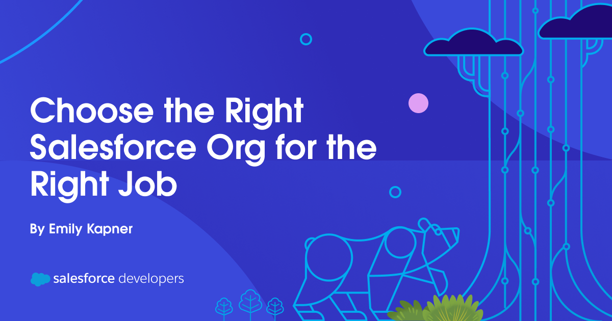 Choose the Right Salesforce Org for the Right Job