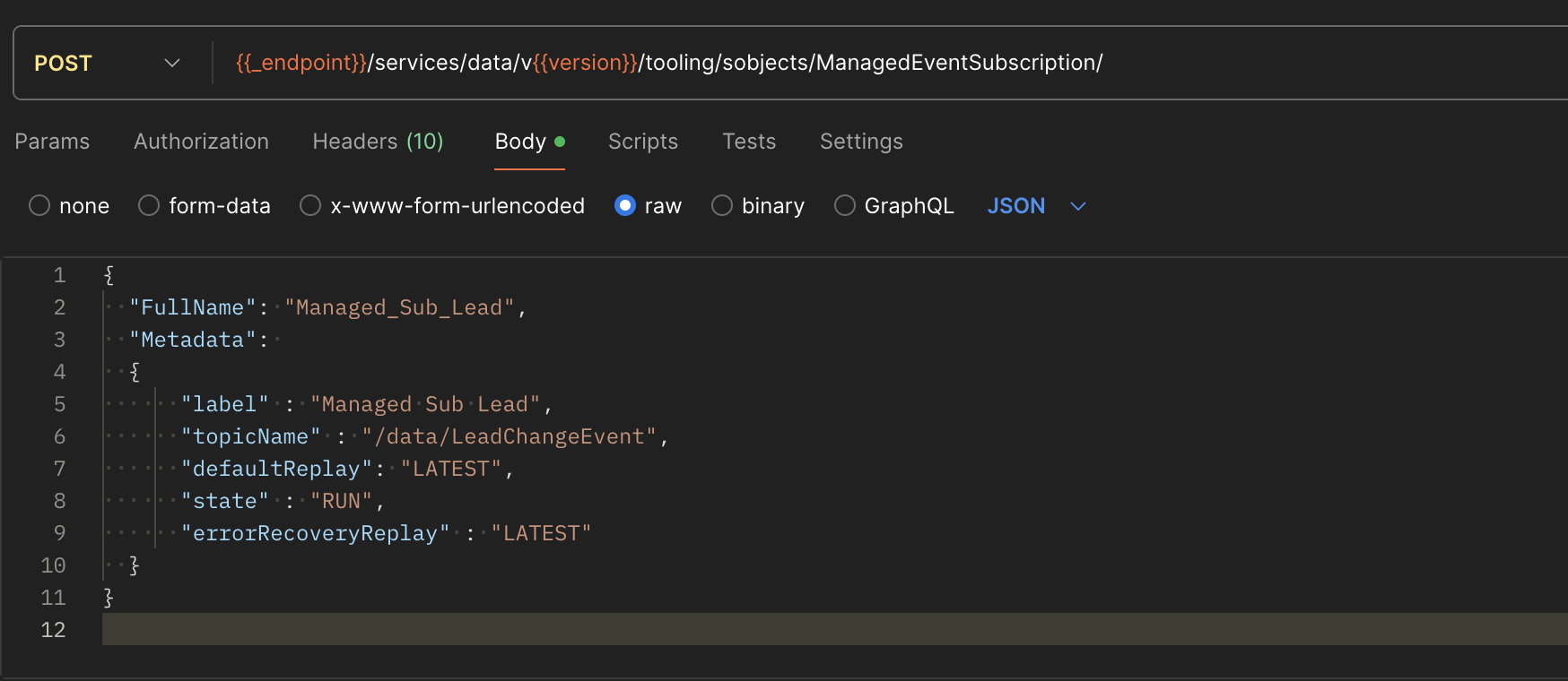 Postman tooling query 