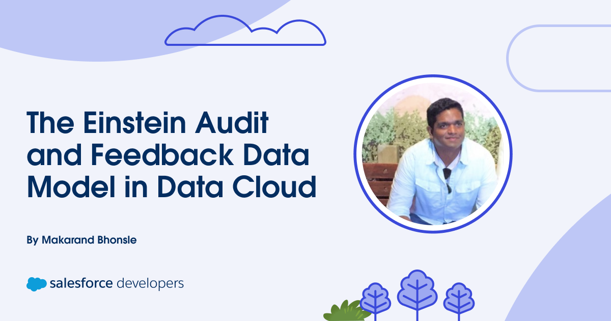 The Einstein Audit and Feedback Data Model in Data Cloud