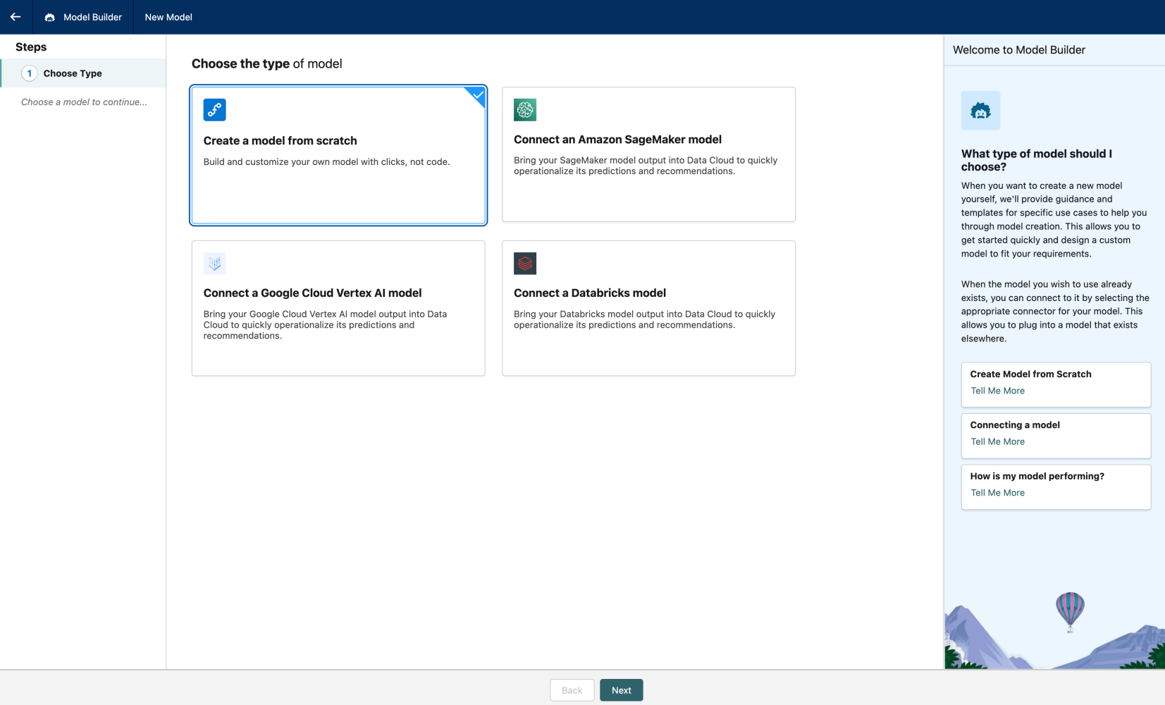 Creating a predictive model with clicks