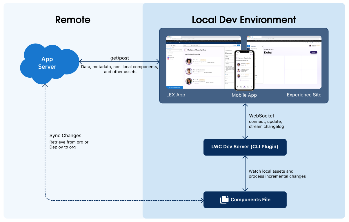 Local Dev architecture