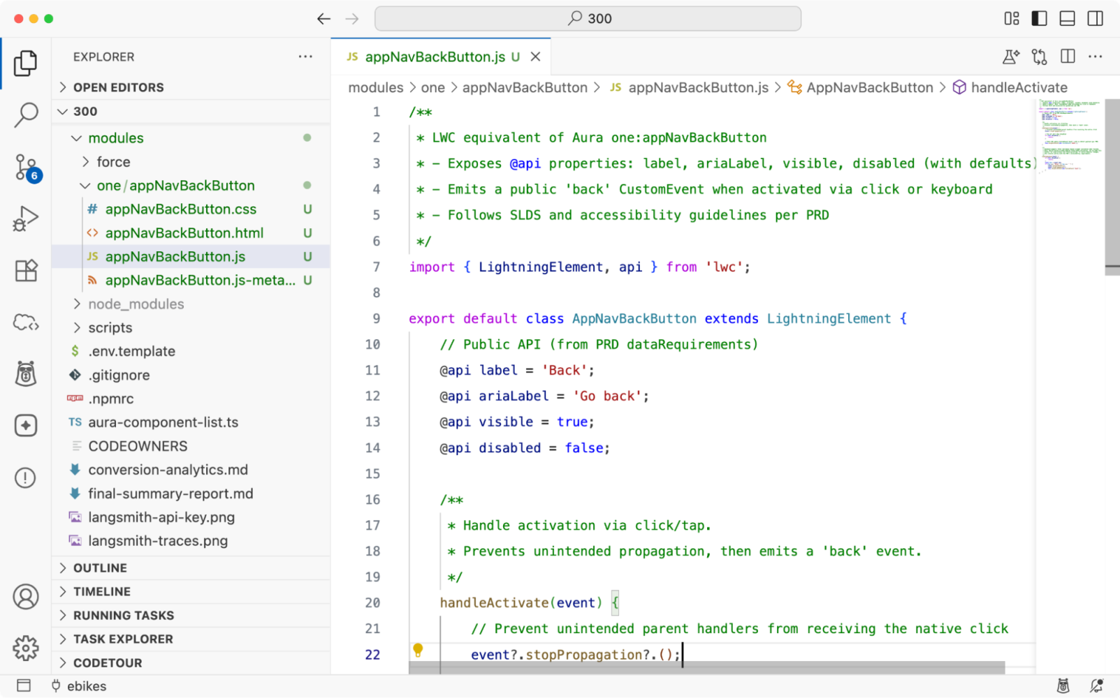 Screenshot of the Cursor UI showing four generated files and a summary
