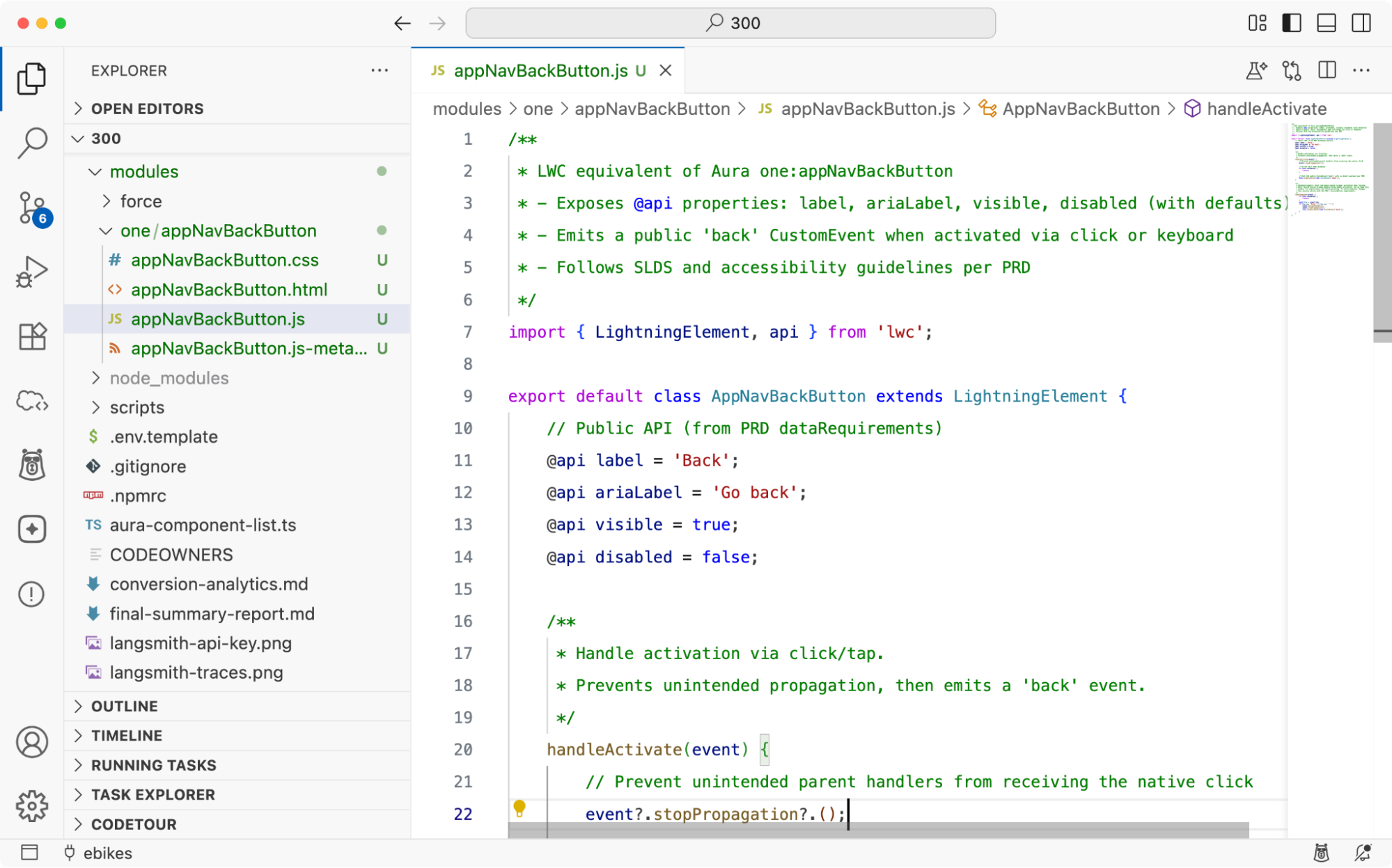 Screenshot of the Cursor UI showing four generated files and a summary