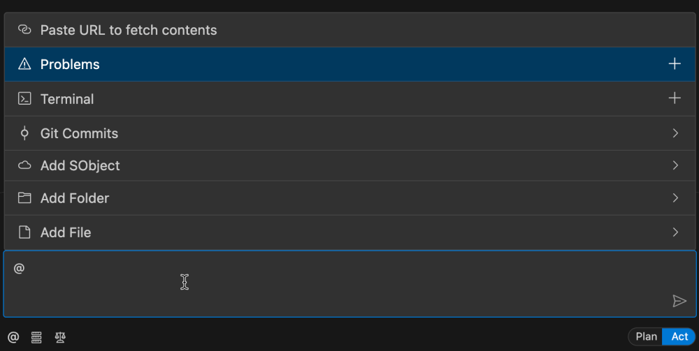 Using the @ mentions to add context
