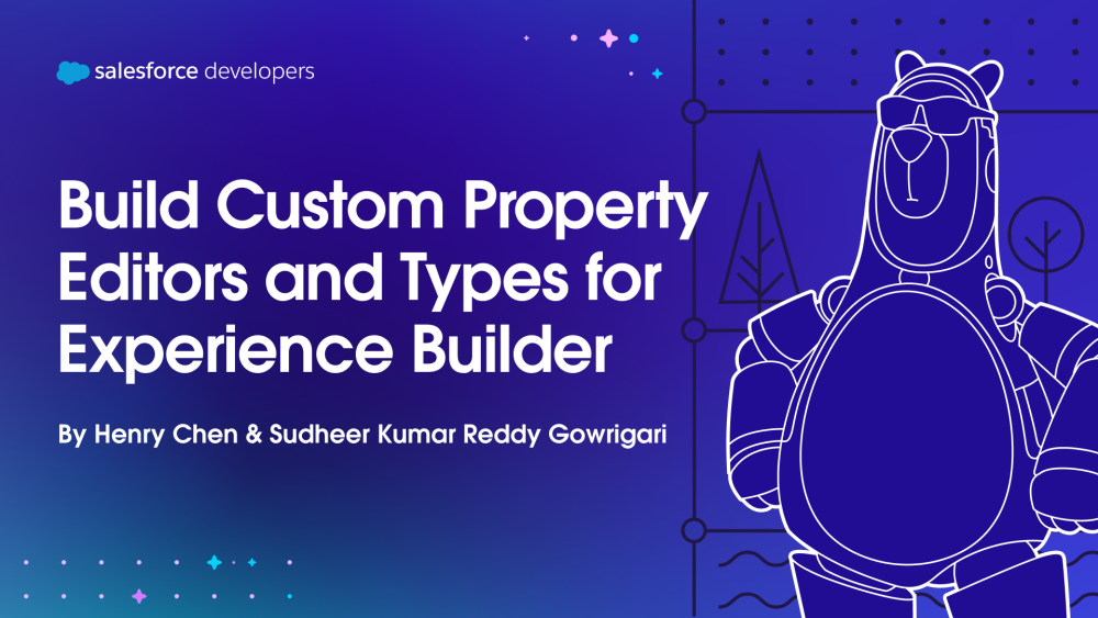 Build Custom Property Editors and Types for Experience Builder