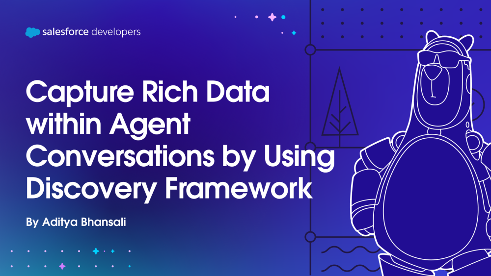 Capture Rich Data within Agent Conversations by Using Discovery Framework