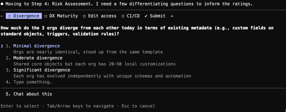 Discovery questions to elicit details about the decision