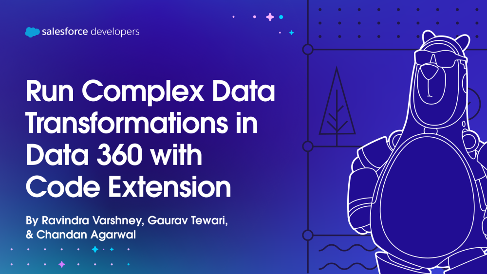 Run Complex Data Transformations in Data 360 with Code Extension
