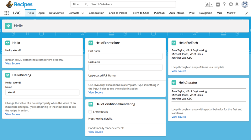 Introducing Lightning Web Components Recipes, Patterns and Best Practices |  Salesforce Developers Blog