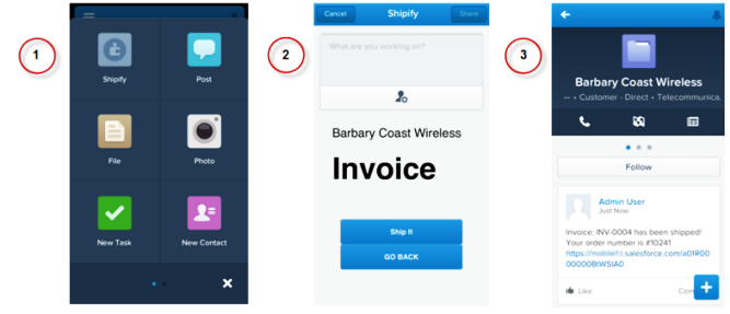 3rd party apps in Salesforce1 Mobile Container