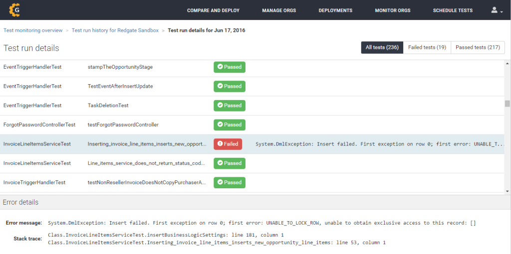 Gearset's free Salesforce unit tests automation