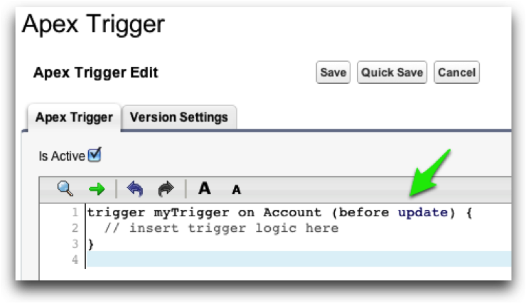 Create a Before-Update Trigger with Force.com