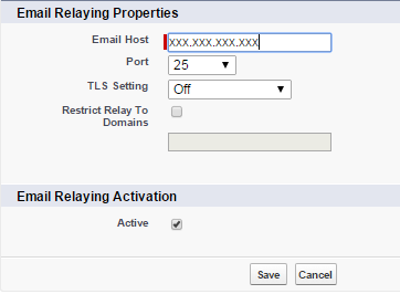 Email Control with Email Relaying